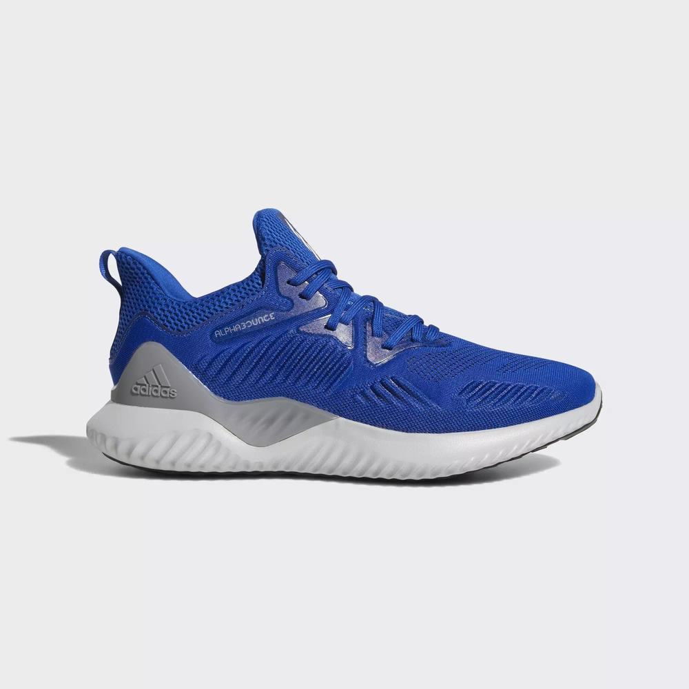 Adidas Alphabounce Beyond Team Tenis Para Correr Azules Para Hombre (MX-58675)